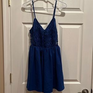 Royal blue romper